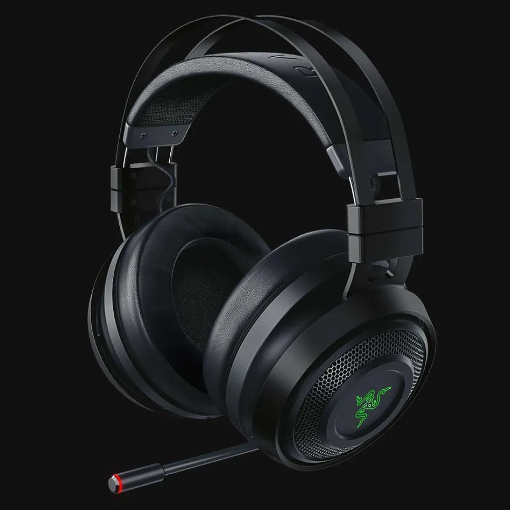 Razer Auriculares Gaming Inalámbricos Nari Ultimate Negro, Techinn