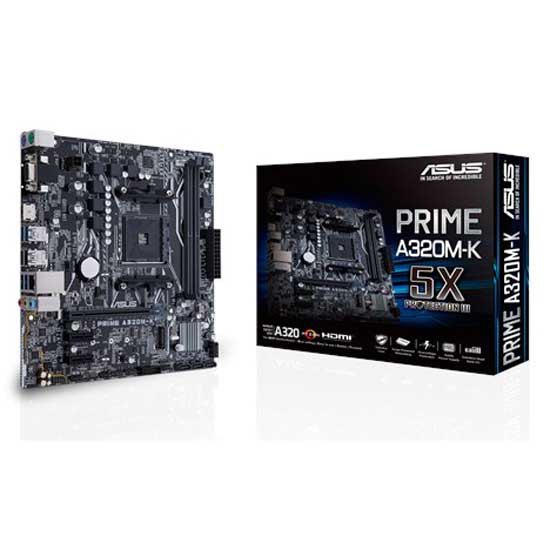 Asus Prime A320M-K Motherboard Black buy and offers on Techinn
