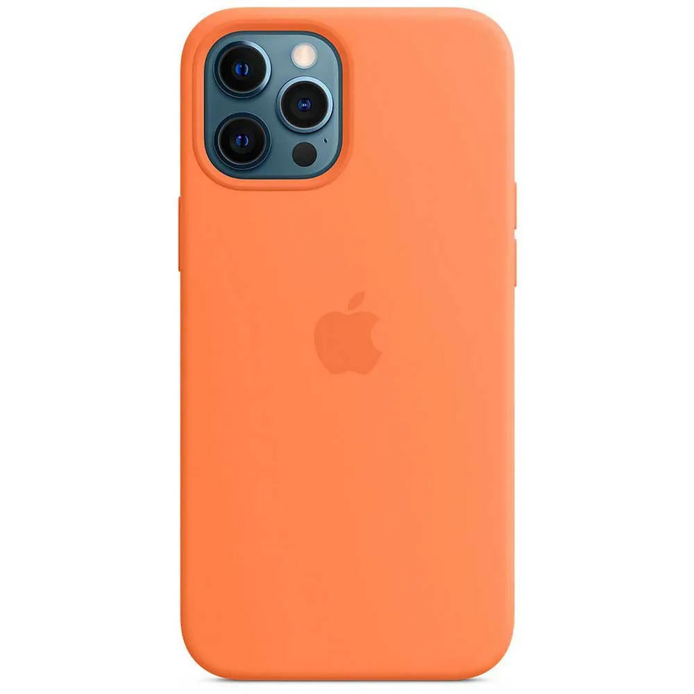 Apple iPhone 12 Pro Max Silicone Case With MagSafe Orange, Techinn