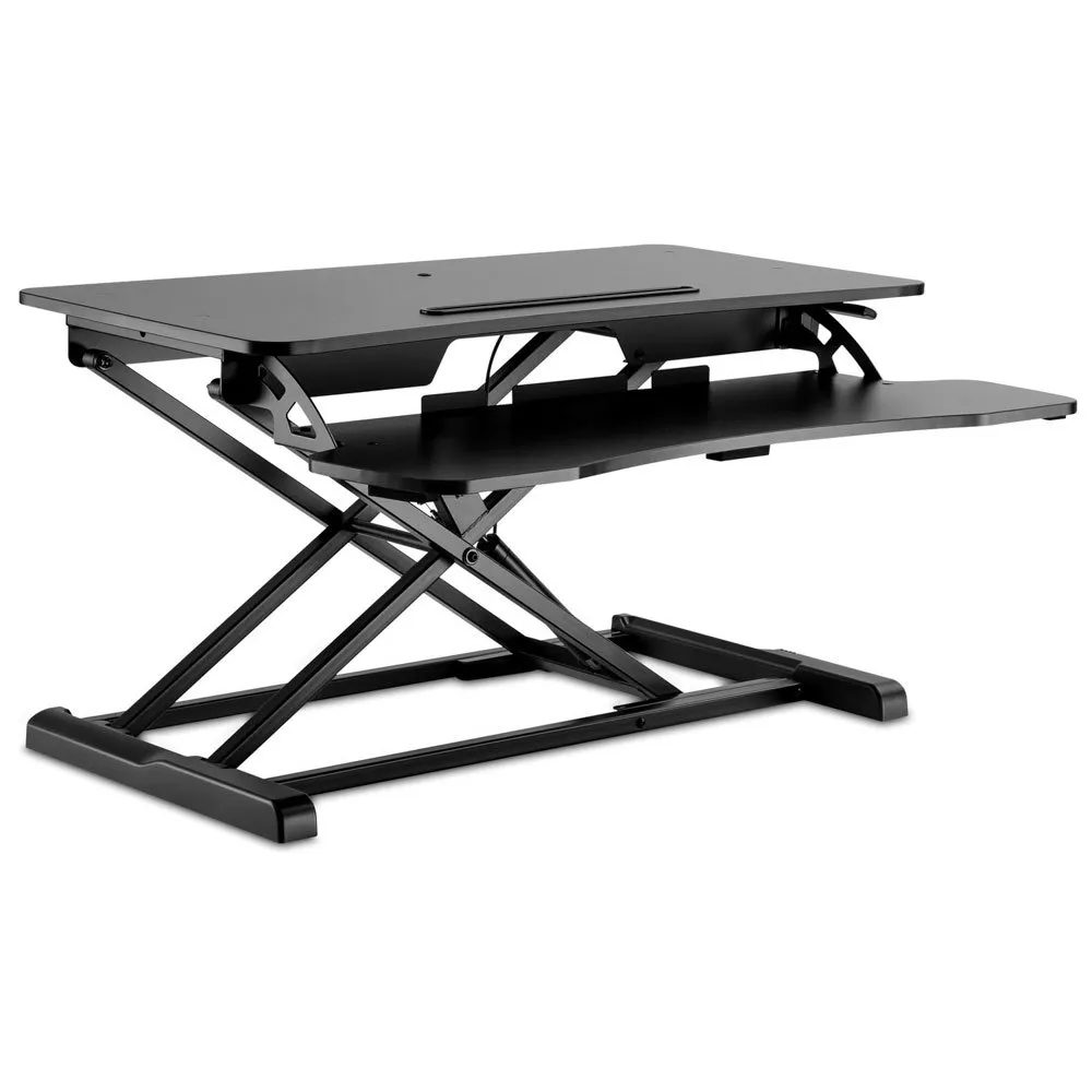 V7 Adjustable SitStand Essential Workstation Black, Techinn
