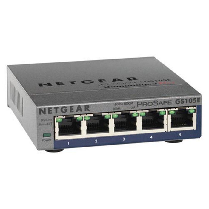 Switch Com 5 Portas Gs105e Netgear