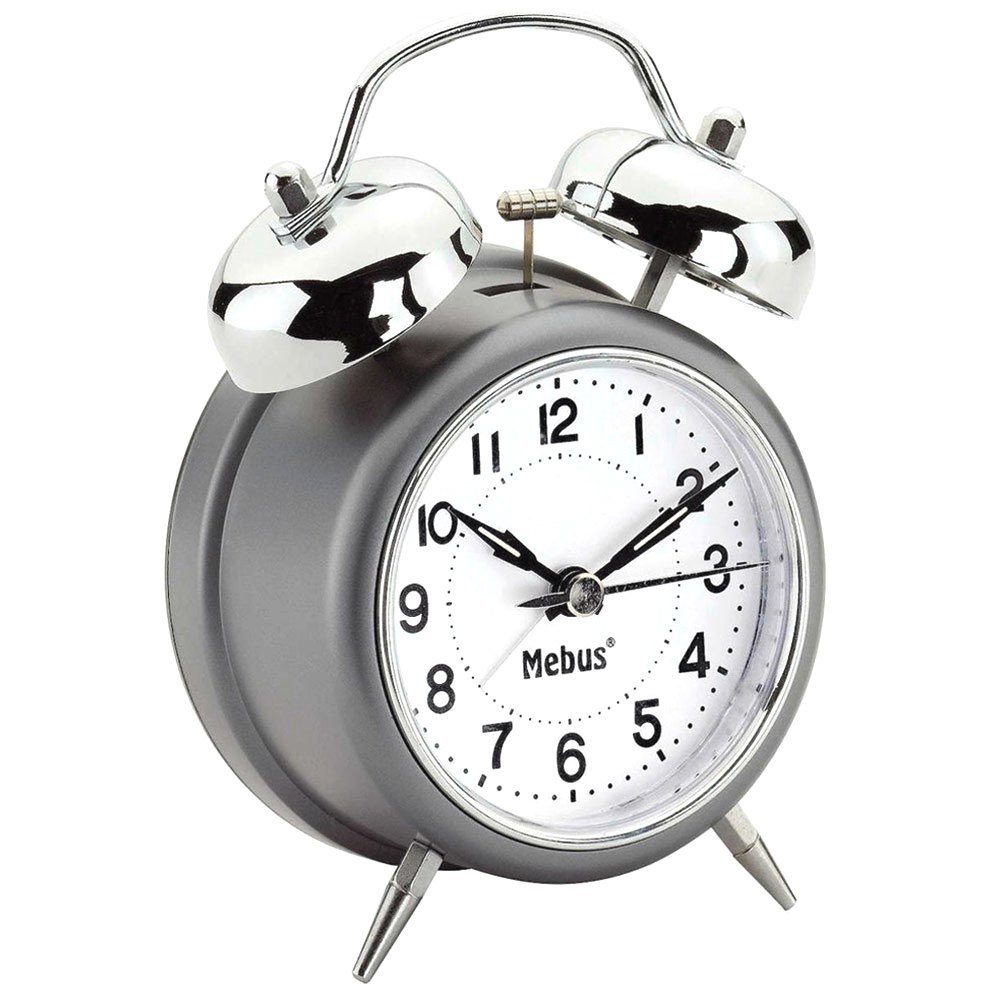 Alarm Clocks Mebus 26869 Alarm clock Silver buy and offers on Techinn