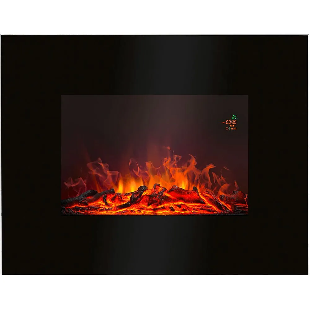 Bomann EK 6023 CB Faux Fireplace+Heater Black, Techinn