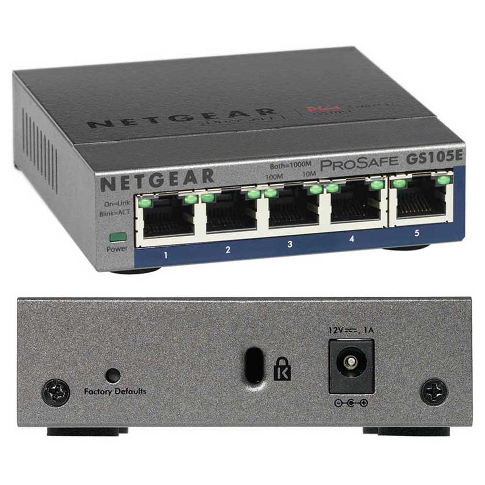 Switch Com 5 Portas Gs105e Netgear