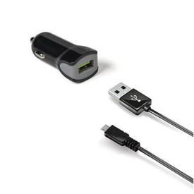 Celly USB Turbo Car Charger With MicroUSB Cable