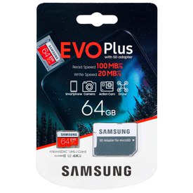 Samsung Micro SDXC EVO+ 64GB +アダプター メモリー カード