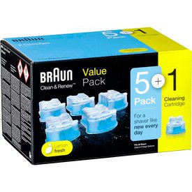 Braun Cartouches CCR Clean & Renew 5+1 Unités