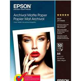 Epson Papel Archival Matte A4 50 Sheets 189gr