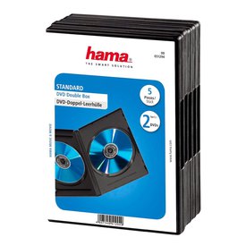 Hama Doble Caja DVD 5 Unidades
