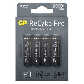 Gp batteries Batterier ReCyko ReCyko NiMH AA/Mignon 2000mAh Pro