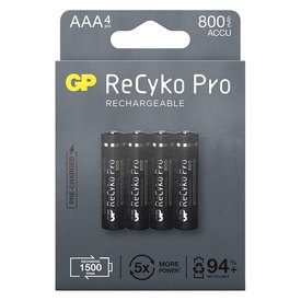 Gp batteries Batterier ReCyko ReCyko NiMH AAA/MicrReCyko 800mAh Pro