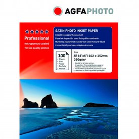 Agfa Professional Photo Papiersatin 10x15 Cm 100 Blätter