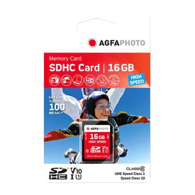 Agfa SDHC 16GB High Speed Class 10 UHS I U1 V10 Speicherkarte