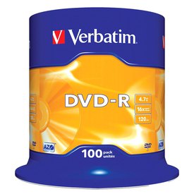 Verbatim DVD-R 4.7GB 16x Snelheid 100 Eenheden