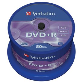 Verbatim DVD+R 4.7GB 16x 50 Einheiten