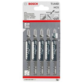 Bosch 5 Hojas De Sierra De Calar T 144 D