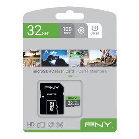 Pny MicroSDHC 32GB Class 10 Mit Adapter-Speicherkarte