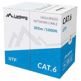 Lanberg Câble Réseau LCU6-10CC-0305-S UTP CAT 6 305 M