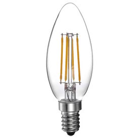 Edm Ampoule à Bougie à Filament LED E14 4W 550 Lumens 3200K