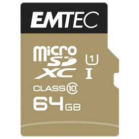 Emtec Carte Mémoire Micro SD 64GB Elite Gold