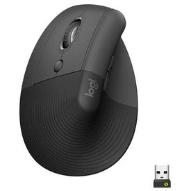 Logitech Lift Kabellose ergonomische Maus für Linkshänder