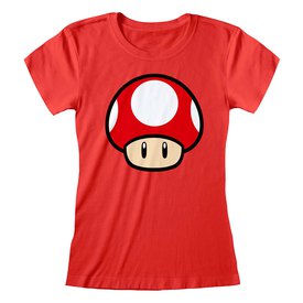 Heroes T-shirt à manches courtes Official Nintendo Super Mario Power Up Mushroom