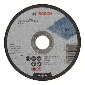 Bosch Droit Standard 125x2.5 mm Métal Disque
