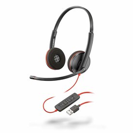 HP Poly 3220 Stereo VoIP Headphones