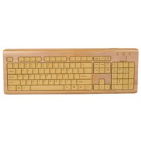 Urban factory Bamboo QWERTY Keyboard