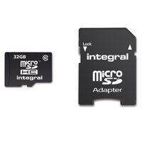 Integral MicroSDHC 32GB Type 10 Memory Card
