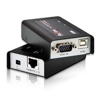 Aten KVM Mini USB VGA Extensor 100 M Router