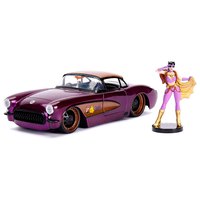 dc-comics-batgirl-chevy-corvette-1957-metall-auto-figur