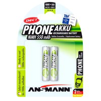 Ansmann Micro AAA 550mAh DECT Phone 1x2 NiMH Wiederaufladbar Micro AAA 550mAh DECT Phone Batterien