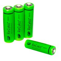 Gp batteries ReCyko NiMH AA 2600mAh High Capacity Batteries