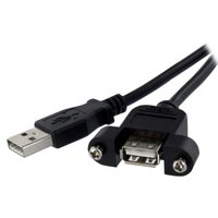 startech-panel-mount-usb-cable-a-to-a-30-cm