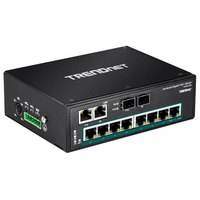 Trendnet Port Renforcé Power Over Ethernet + Commutateur Sur Rail Din 10
