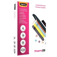 fellowes-a4-glossy-250-micron-laminating-pouch-100-units-paper