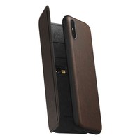 Nomad Funda Tri Folio Leather Rugged iPhone XS Max