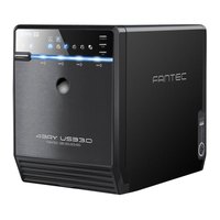 Fantec QB-35US3-6G 4x3.5 Sata HDD USB 3.0 ESata Externes Festplattengehäuse