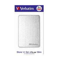 Verbatim Store N Go 2.5 Alu 2TB USB 3.2 Gen 1 External HDD Hard Drive