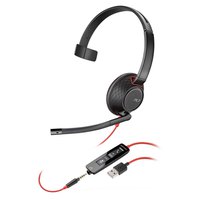 Polycom Black Wire 5210 C5210 USB-A Headphones