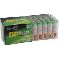 Gp batteries 03015AB40 AA Alkaline Batteries 40 Units