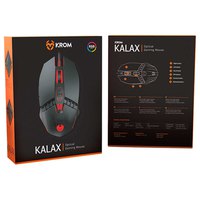 Krom KALAX 3200 DPI 7 COLORES LED Gaming Mouse