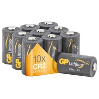 Gp batteries 070CR2EB10 3V Lithium Batteries 10 Units