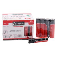 Olympia Top Power AAA Alkaline Batteries 24 Units