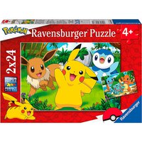 Ravensburger Pokemon 2x24 Stukjes Puzzel