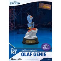 Beast kingdom Minidstage Disney Olaf Präsentiert Olaf Genie Figur