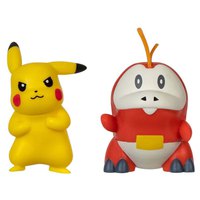 jazwares-2-minifiguren-paket-kampffigur-pikachu---fuecoco-5-cm-pokemon