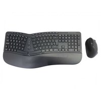 Conceptronic ORAZIO02ES Ergonomische kabellose Tastatur und Maus