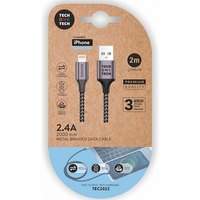Tech one tech TEC2022 2 m USB-A Naar Lightning-kabel